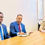The Director of the Criminal Investigation Directorate (CID), Col. Muhudin Ahmed Osman, accompanied by the Legal Advisor to the Minister of Justice of the Federal Government of Somalia, Yassin Bashir Ali, held a productive meeting with the Consul of the Turkish Embassy in Somalia, Colonel Tansu.